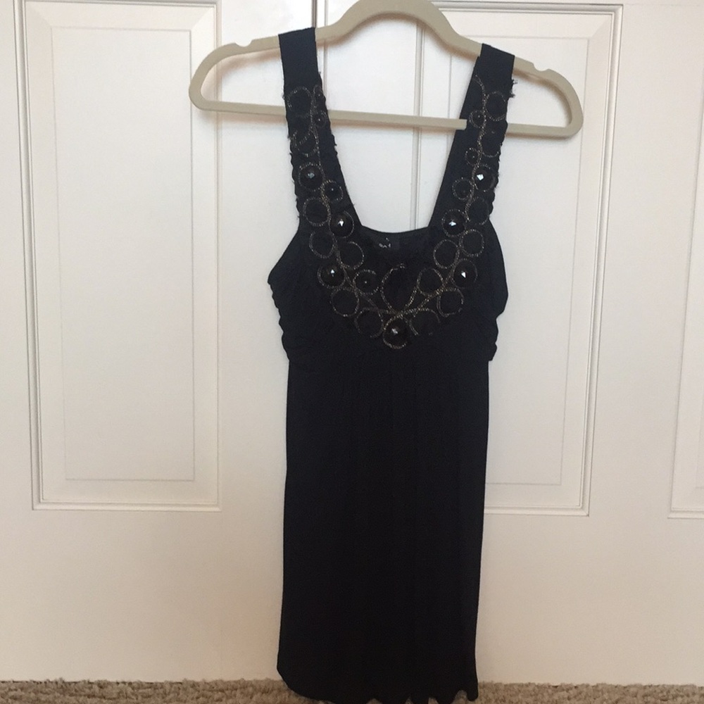 Ladies black tank top